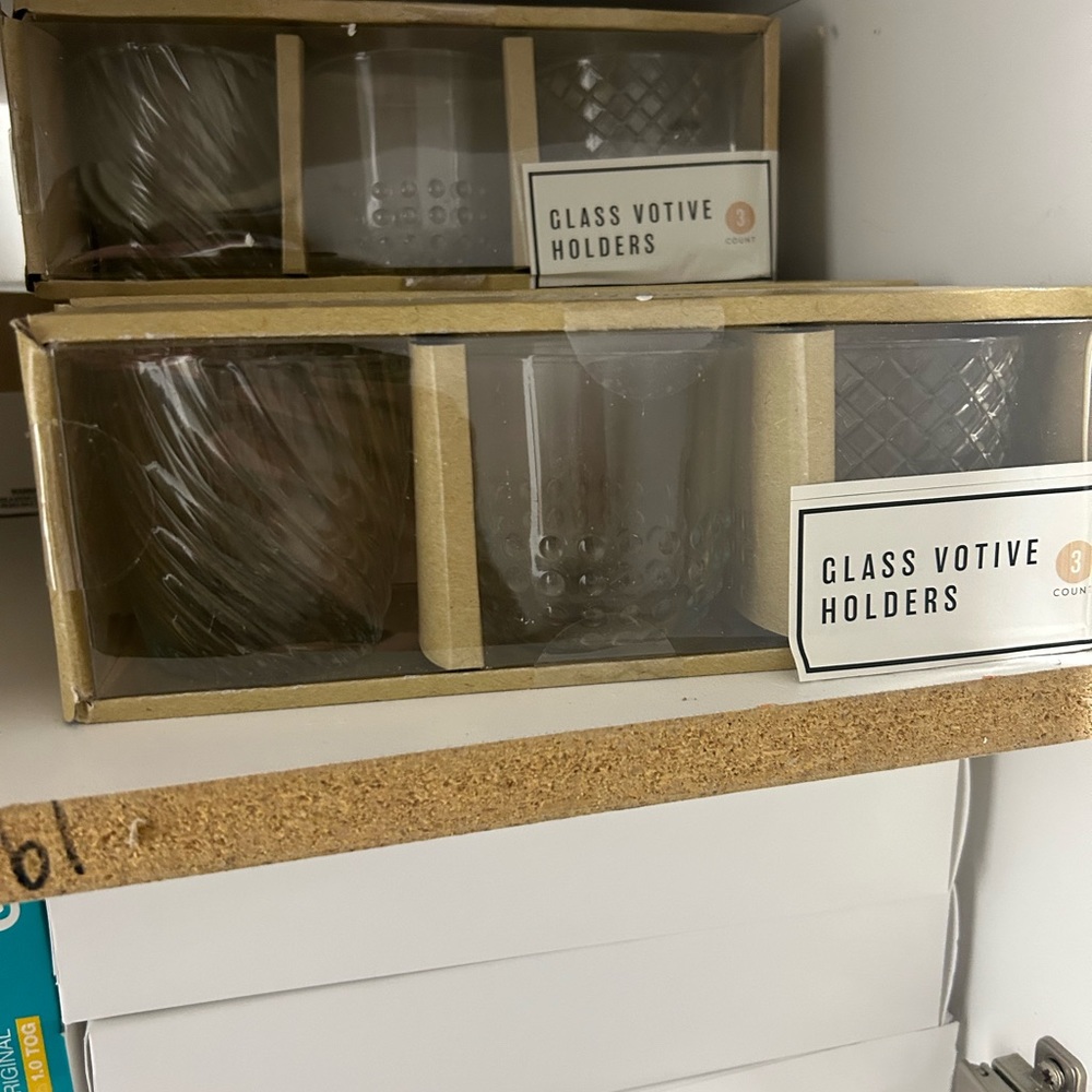 Clear votives